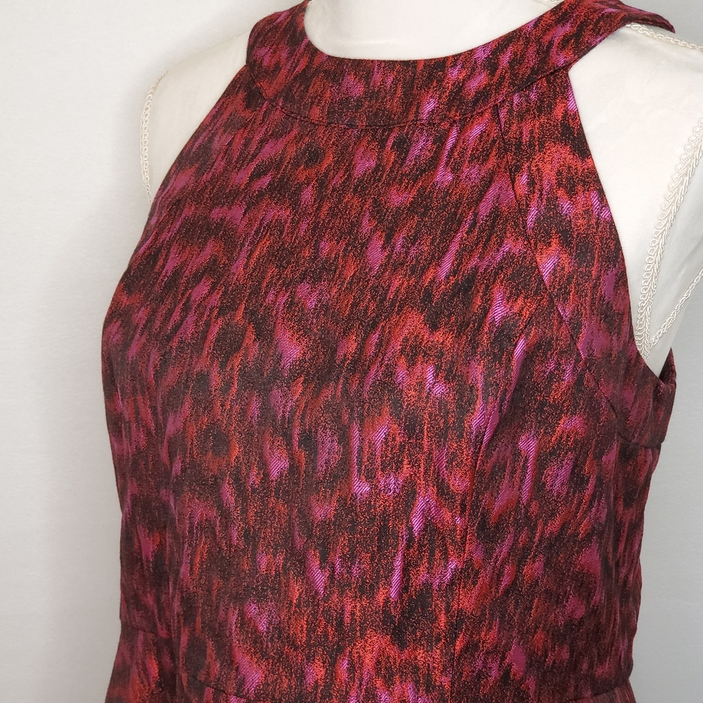Calvin Klein Metallic Animal Print Dress - Picture 3 of 3